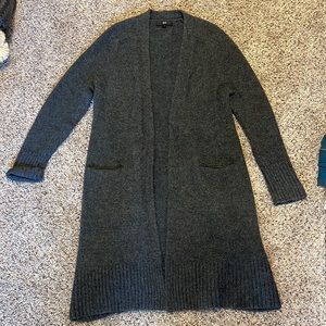 Mossimo dark grey long cardigan - XS